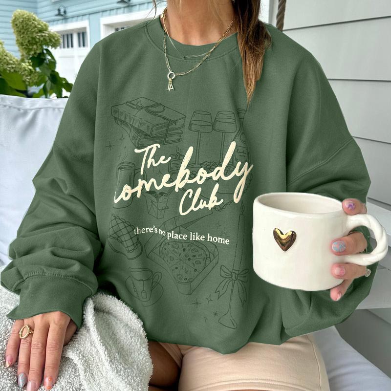 PUFF 'The Homebody Club' Casual Sweatshirt(Buy 2 Free Shipping)