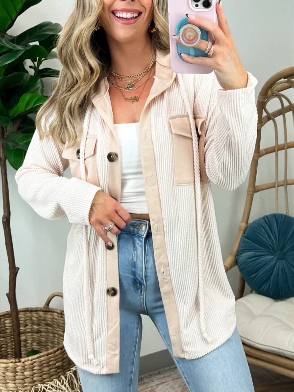 Saturday Satisfaction Ribbed Hoodie Sweatshirt (Buy 2 Free Shipping)