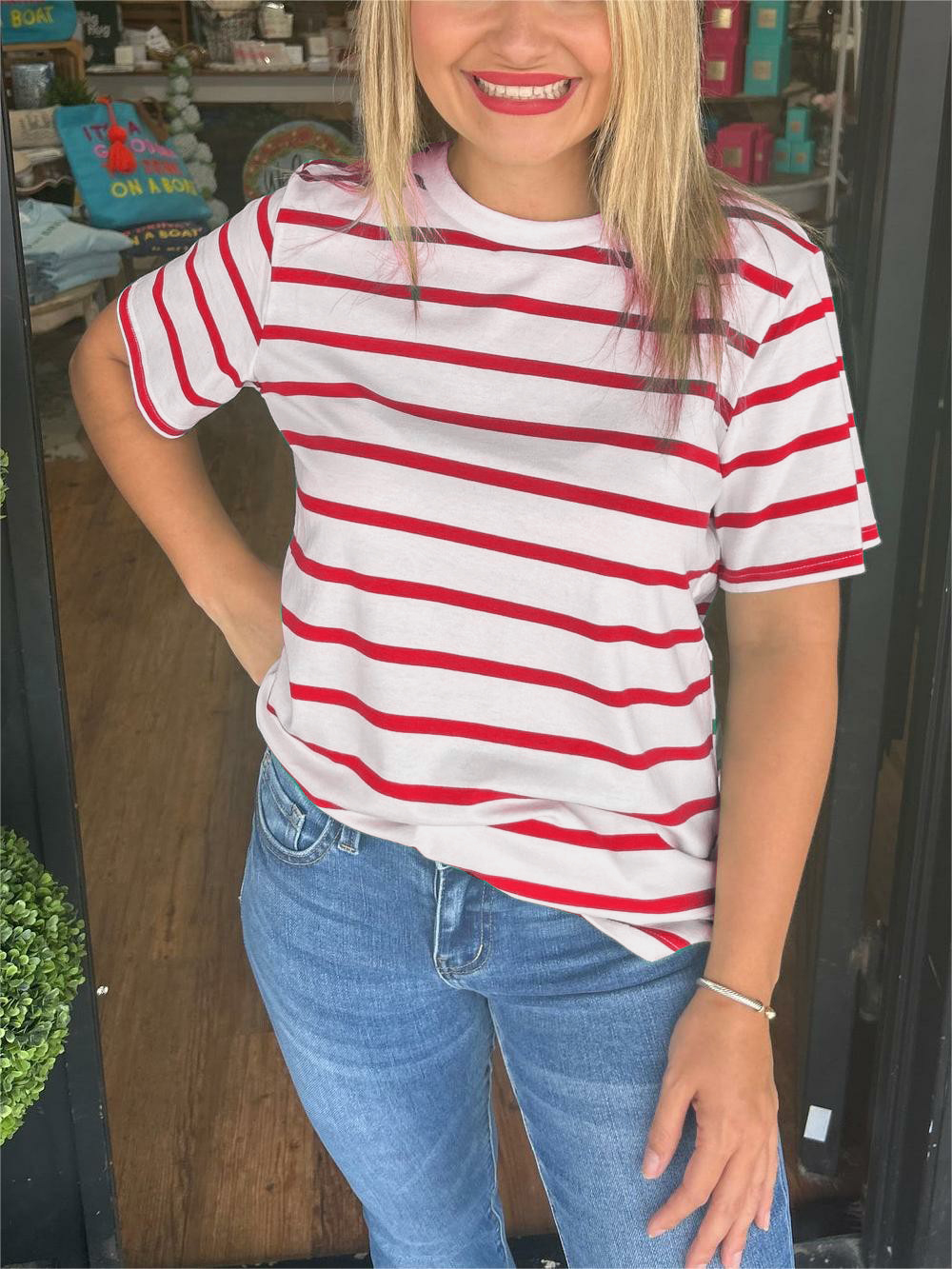 Women's Casual Striped Tee (Buy 2 Free Shipping)