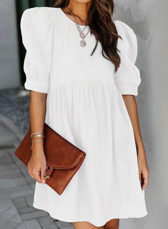 ✨Ruffle Chiffon Waisted Mini Short Swing Dress