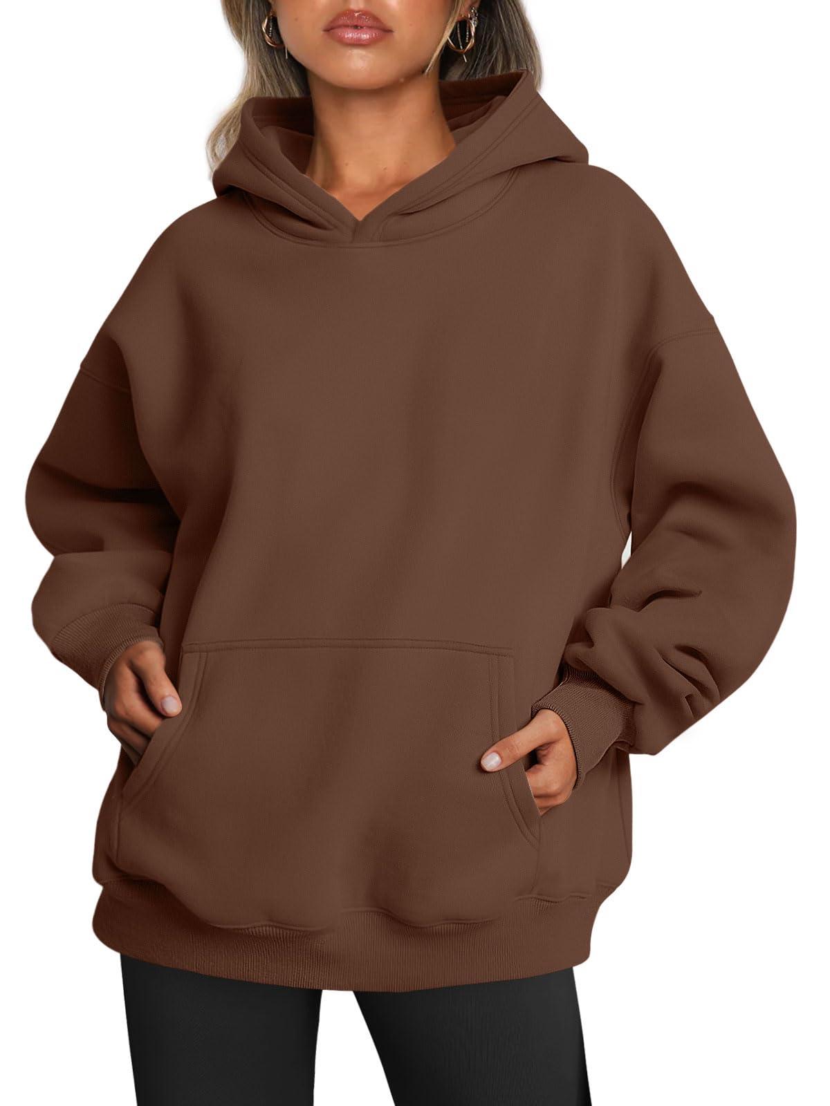 Women's Fall Long Sleeve Oversized Hoodies Fleece Sweatshirts With Pockets (BUY 2 10% OFF)