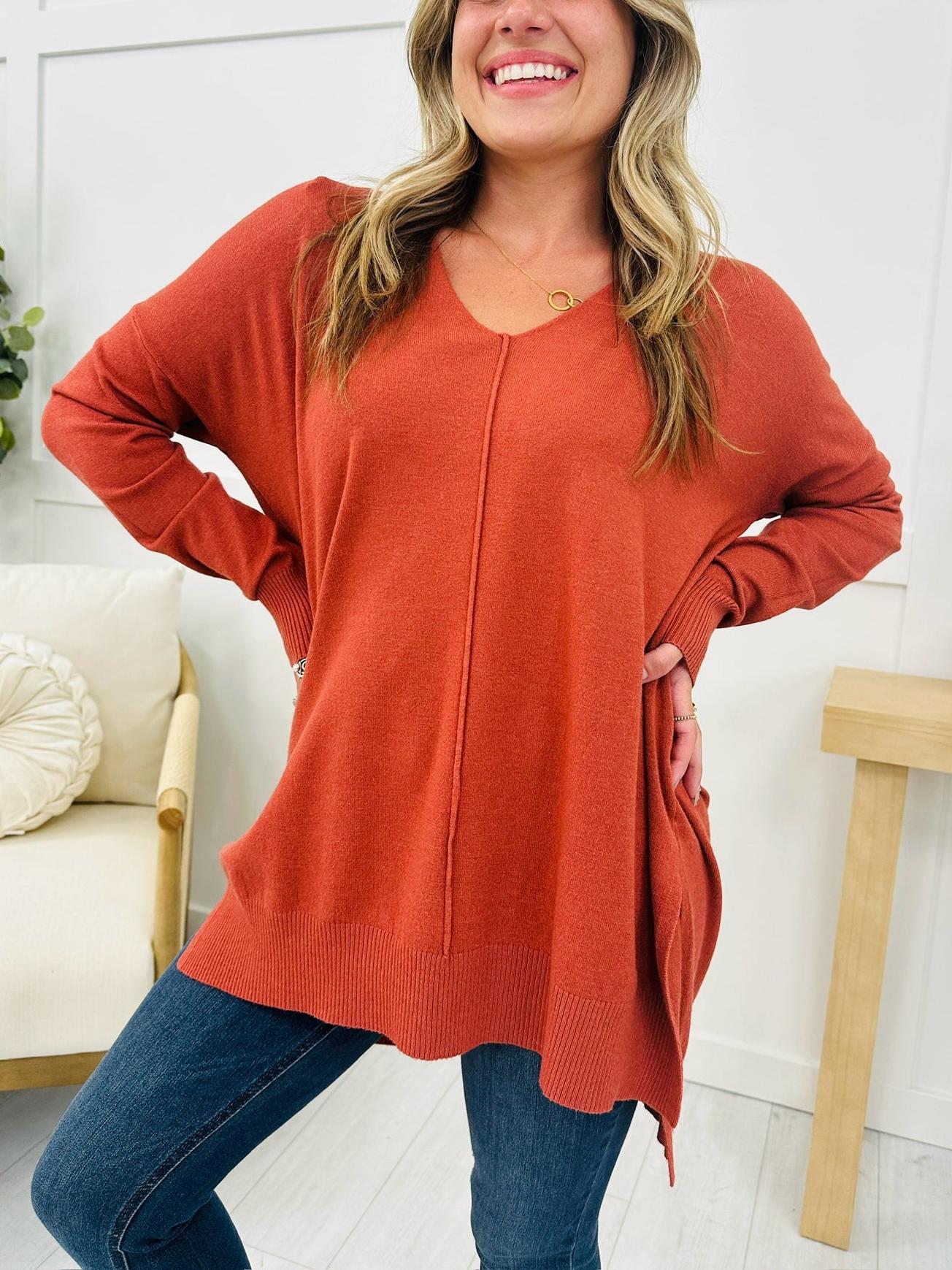 So Soft Seam Front Sweater