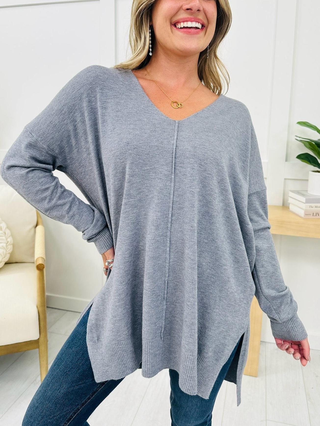 So Soft Seam Front Sweater