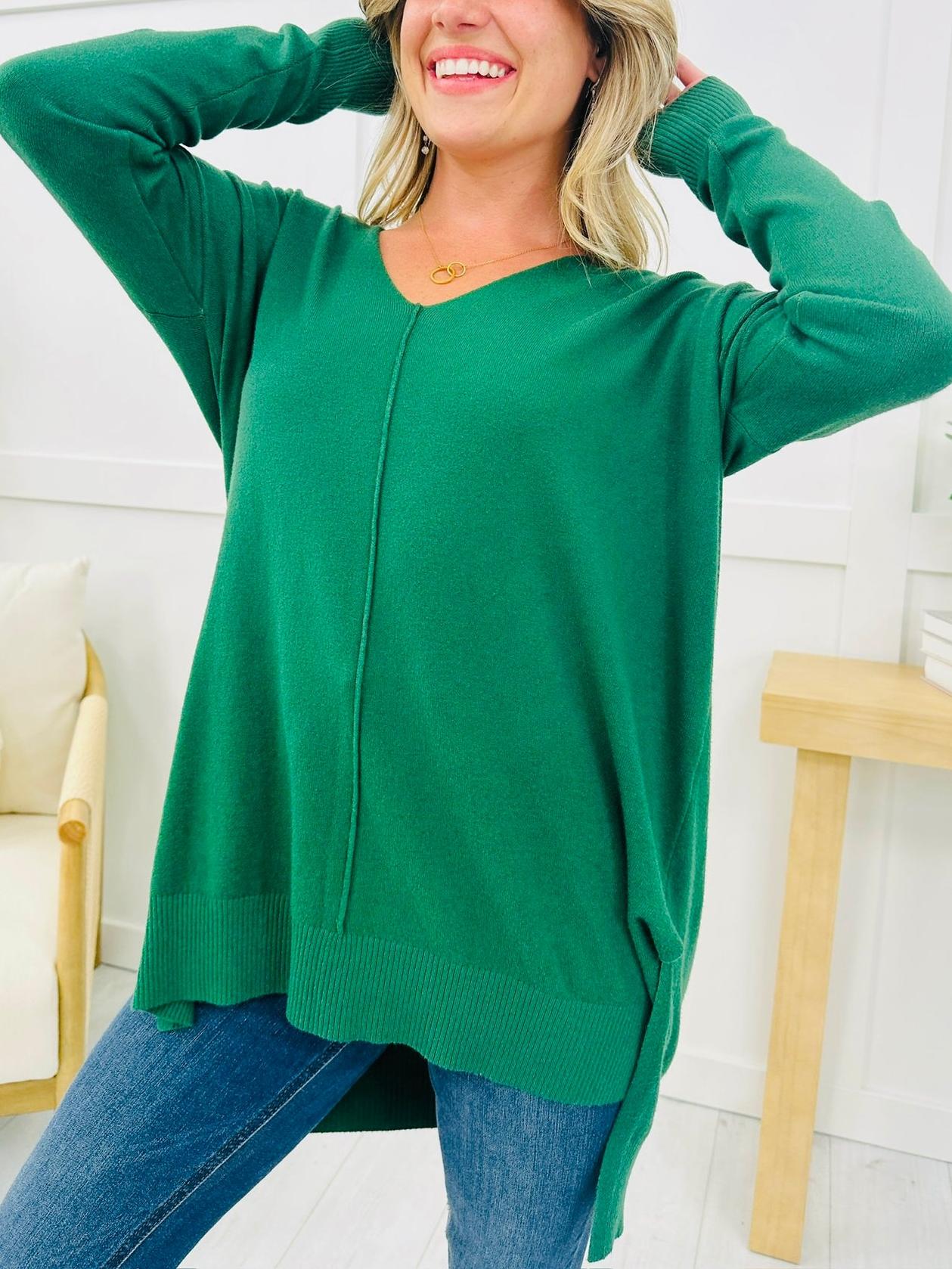 So Soft Seam Front Sweater