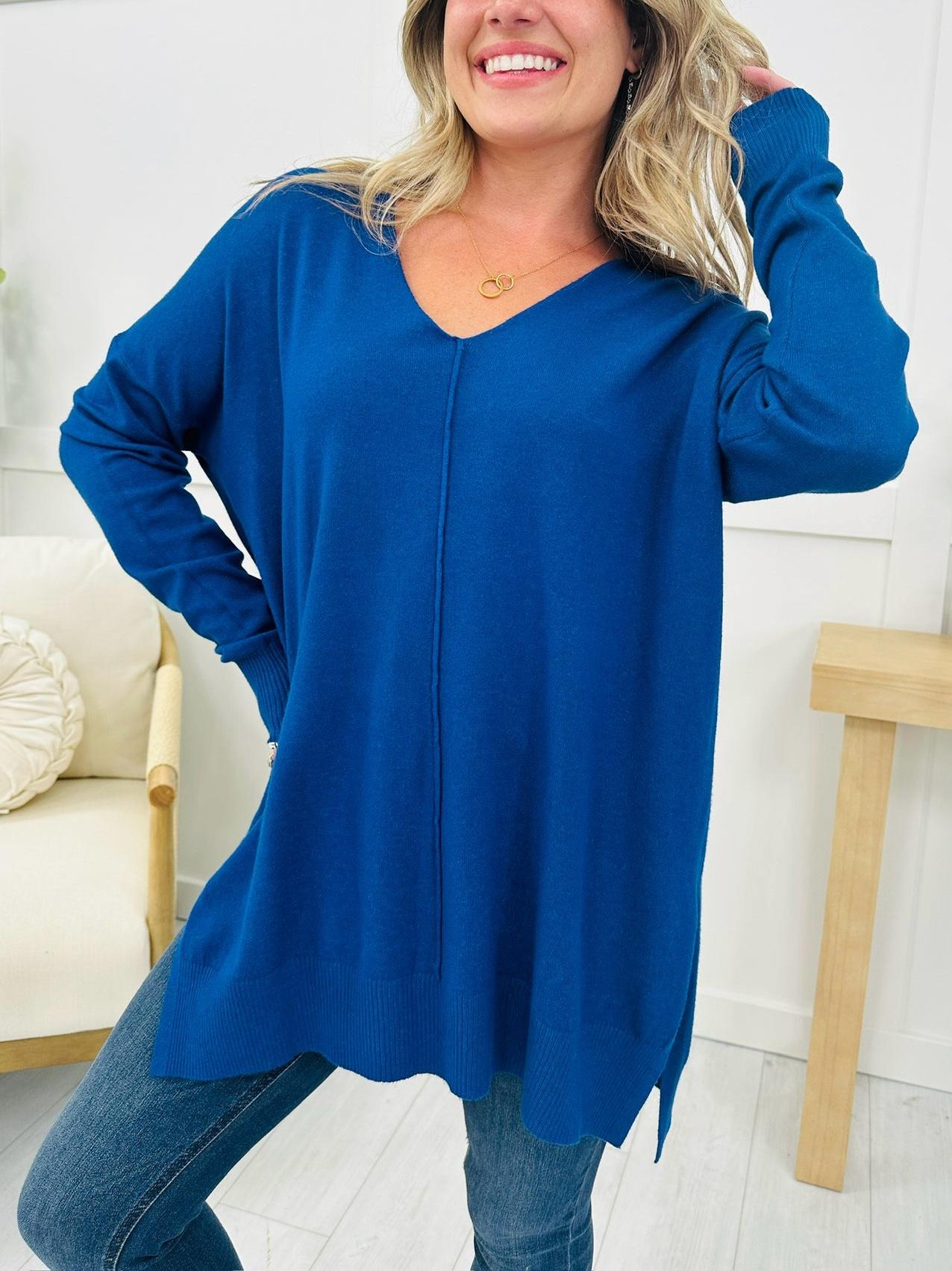 So Soft Seam Front Sweater