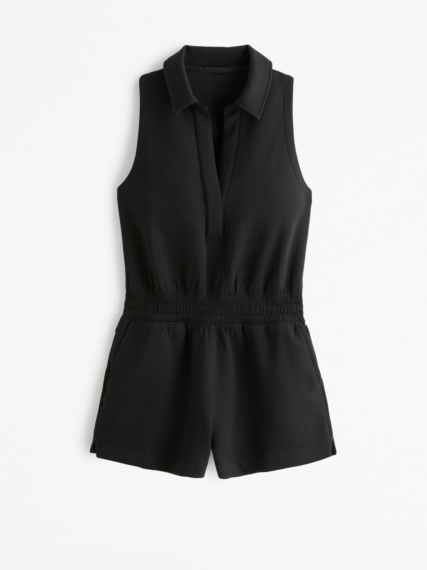 HOT SALE Women's Casual Sleeveless V Neck One Piece Short Jumpsuit