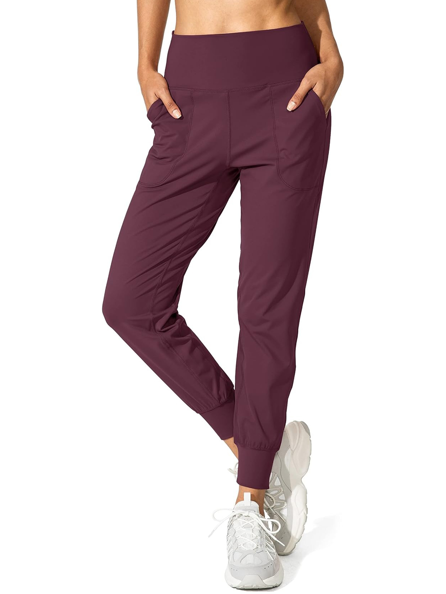 HOT SALE Women's Joggers High Waisted Yoga Pants with Pockets 