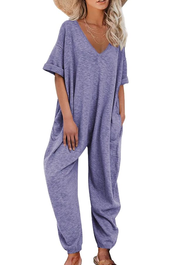 2024 Women's Colored Cotton Ultra-Loose Jumpsuit Overalls(BUY2 10% OFF)