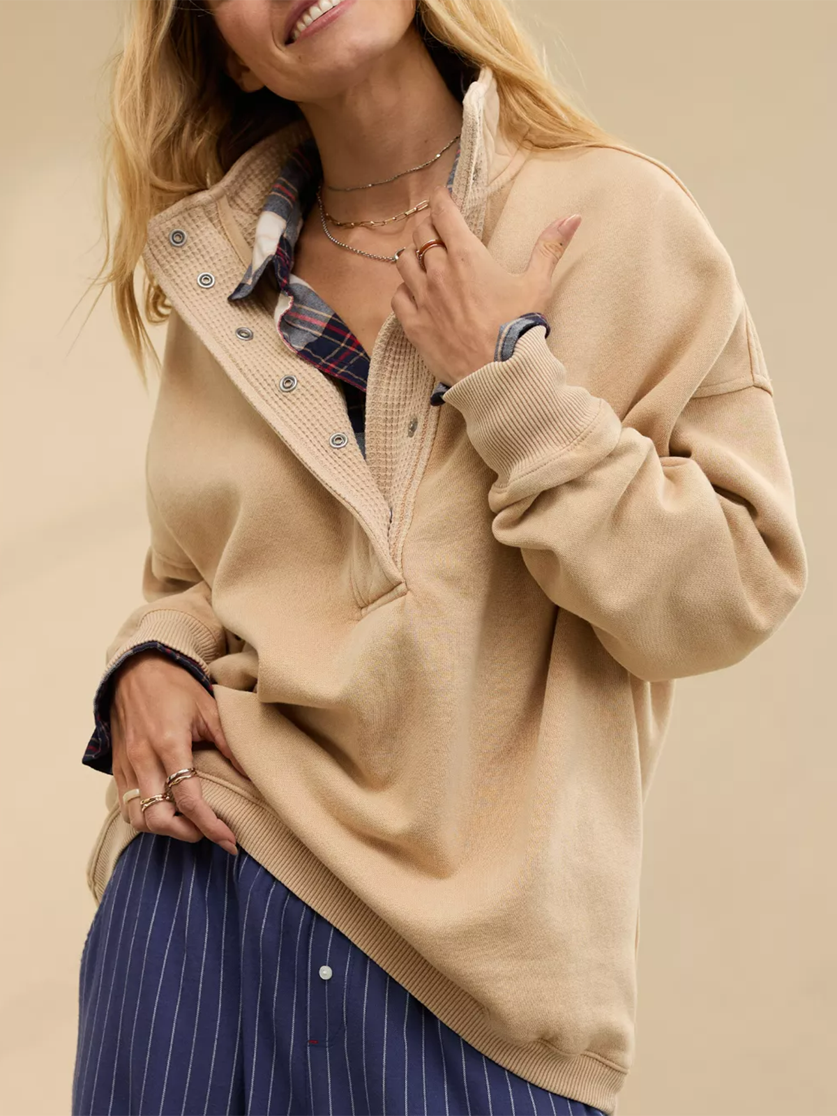 Limited time sale 🔥Quarter Snap Sweatshirt(Buy 2 Free Shipping)