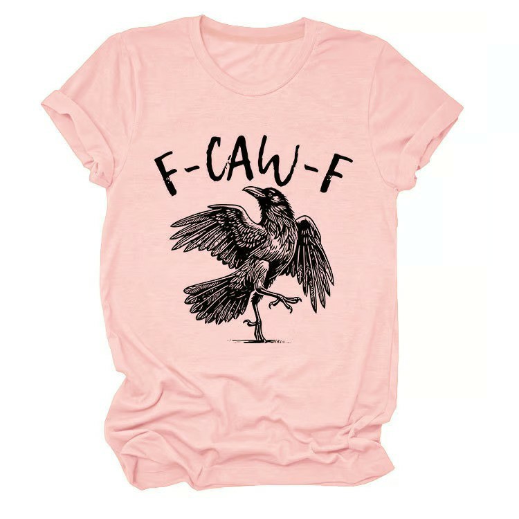 Humorous Crow Graphic T-Shirt – Say It With a Caw!