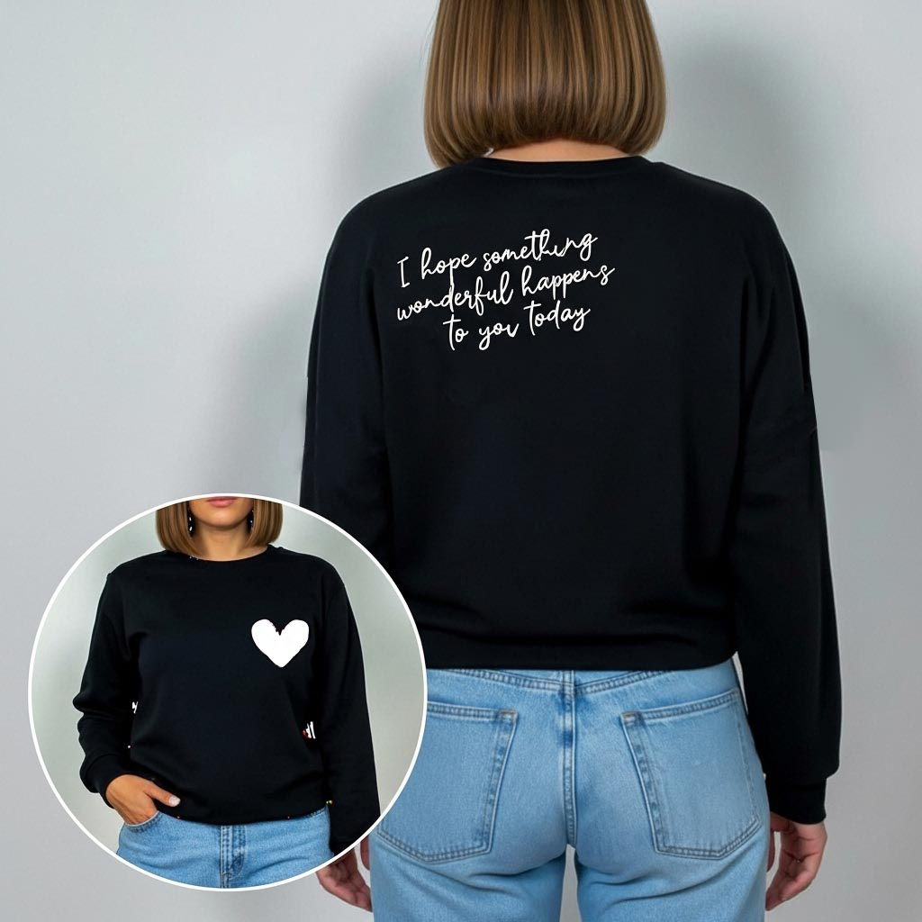 "I Hope Something Wonderful Happens to you" Sweatshirt