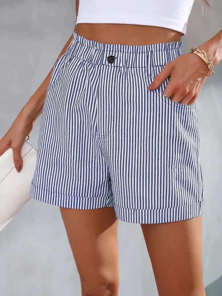 🔥Loose Casual Striped Shorts