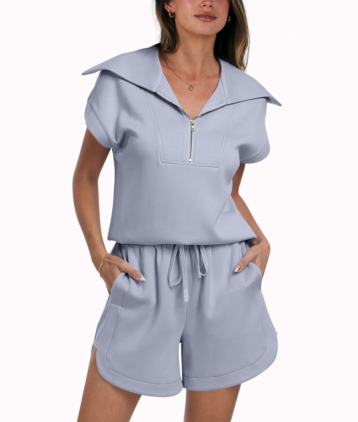 Woman Loose Fit Solid Sweat Suits Sets（Buy 2 Free Shipping）-hivebabe.com