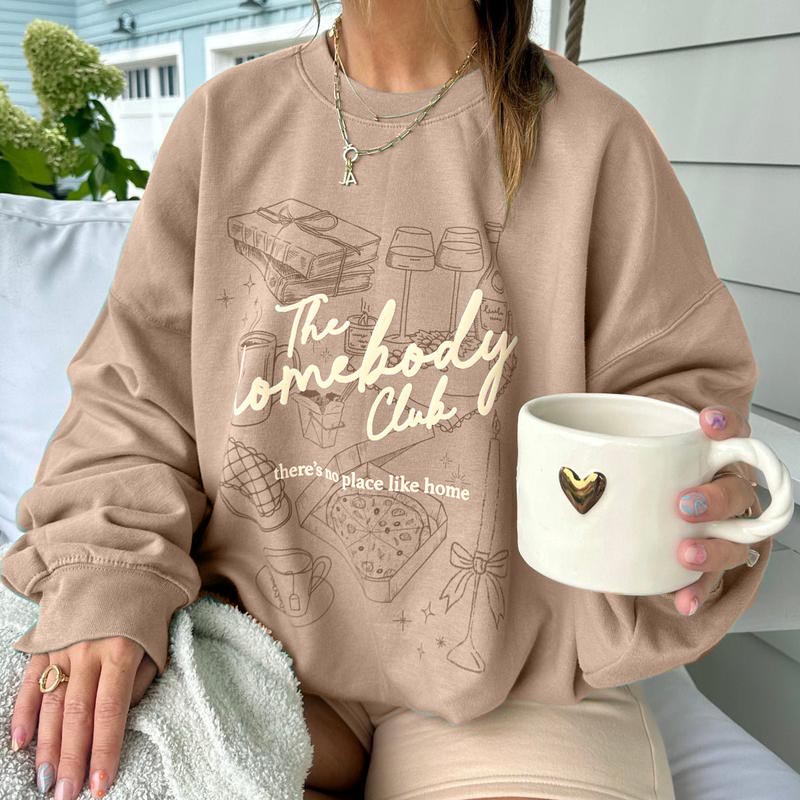 PUFF 'The Homebody Club' Casual Sweatshirt(Buy 2 Free Shipping)