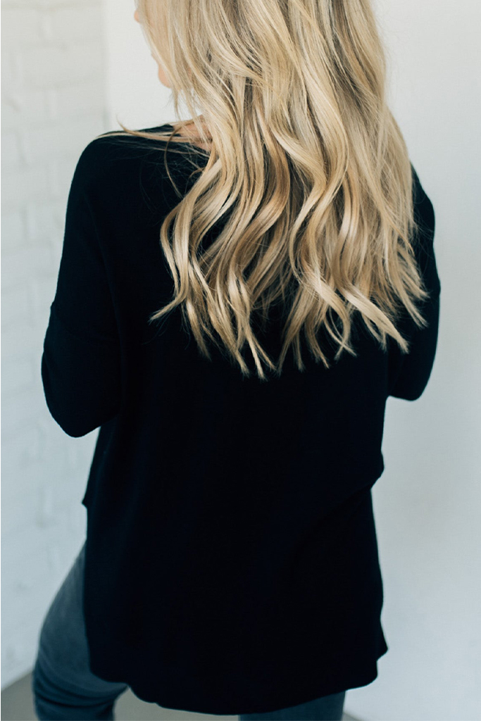 So Soft Seam Front Sweater