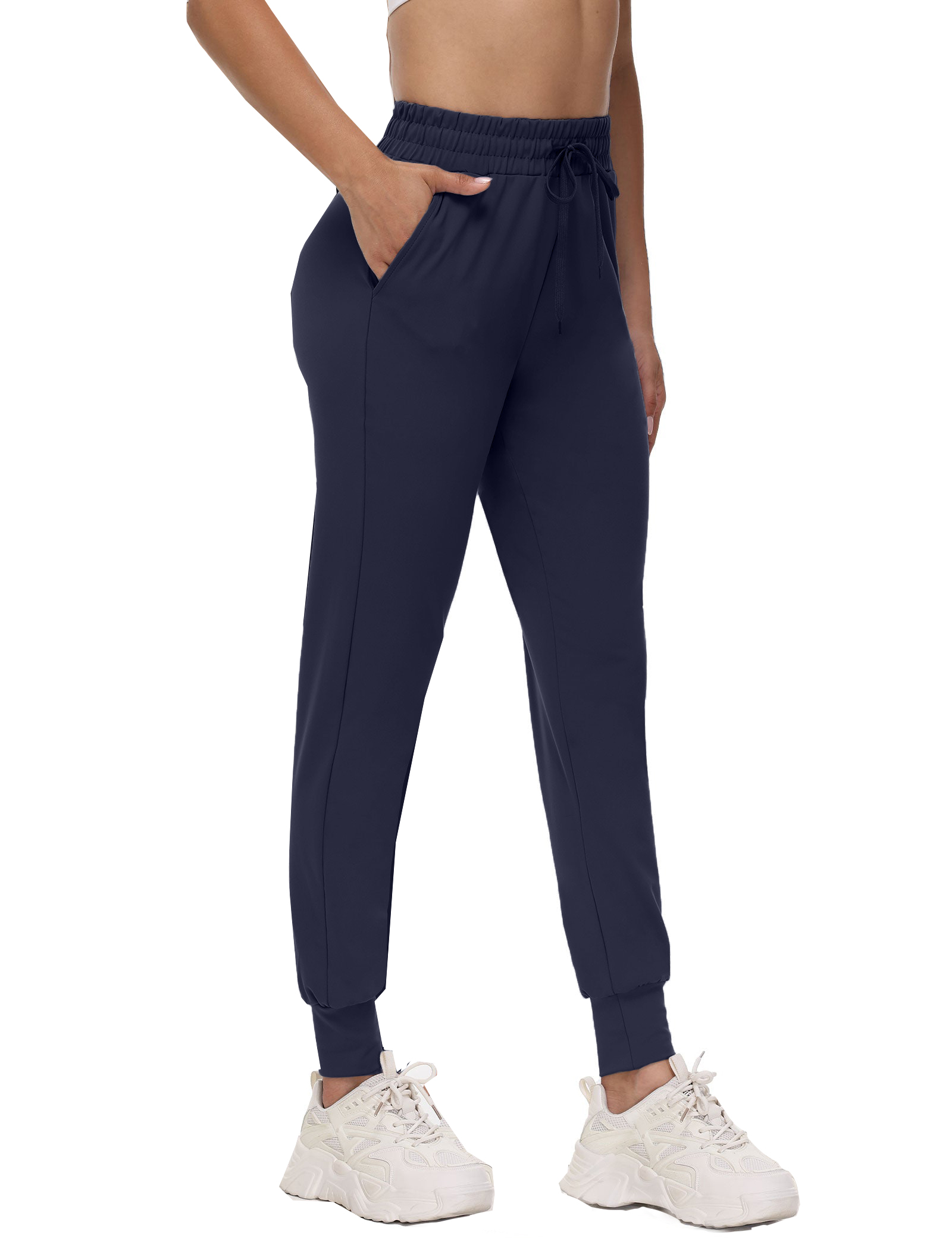 Women's Plus Size Joggers with Pockets - Comfy Sweatpants for Yoga Lounge Workout Pants