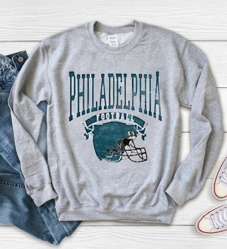 Vintage Hometown Football Graphic Sweatshirts