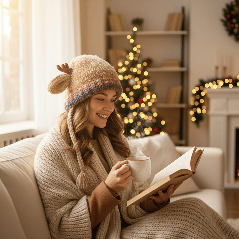 Festive Christmas Antler Hat (buy 2 free shipping)
