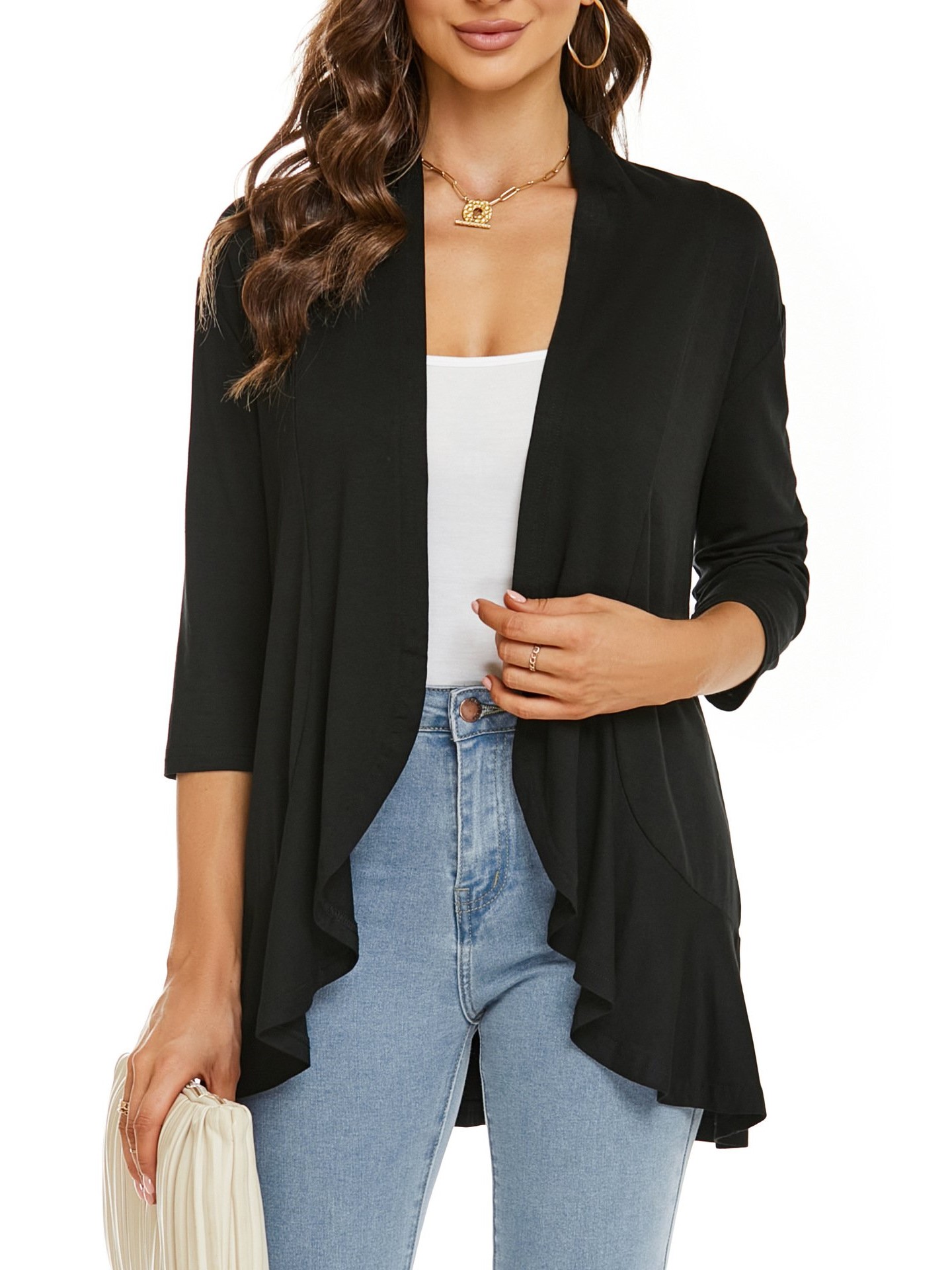 Women's Casual Lightweight Open Front Cardigans