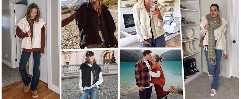 Product Introduction of Tanming Womens Fleece Vest Casual Sleeveless Button Down Sherpa Jacket Outerwear with Pockets 6