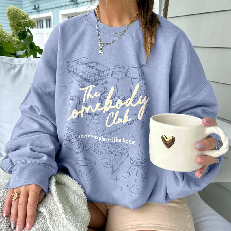 PUFF 'The Homebody Club' Casual Sweatshirt(Buy 2 Free Shipping)