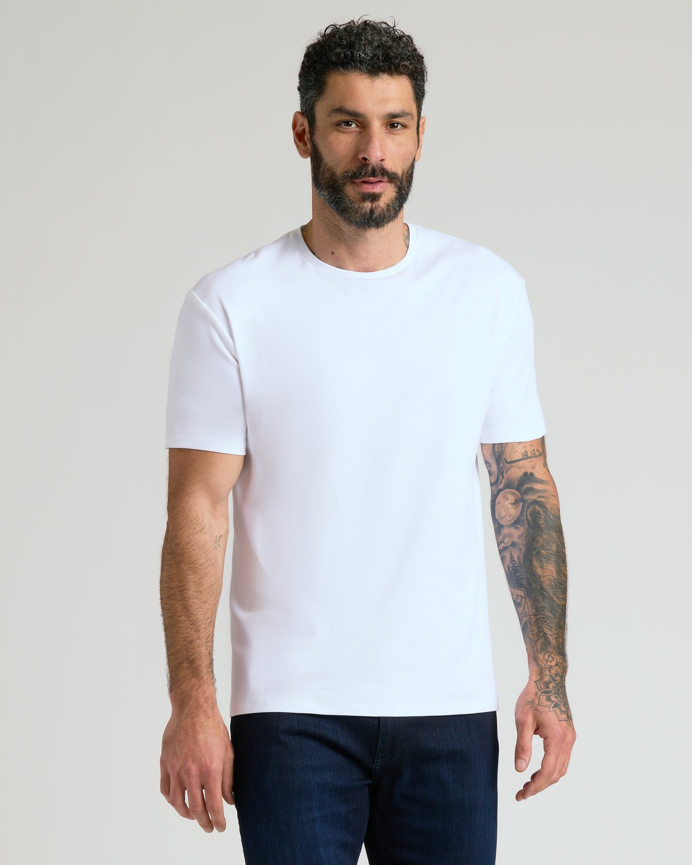 Premium Pima Crew Neck (2‑Pack, 4‑Pack )