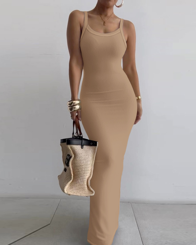 Women's Spaghetti Strap U-Neck Casual Maxi Dresses (BUY 2 FREE SHIPPING)