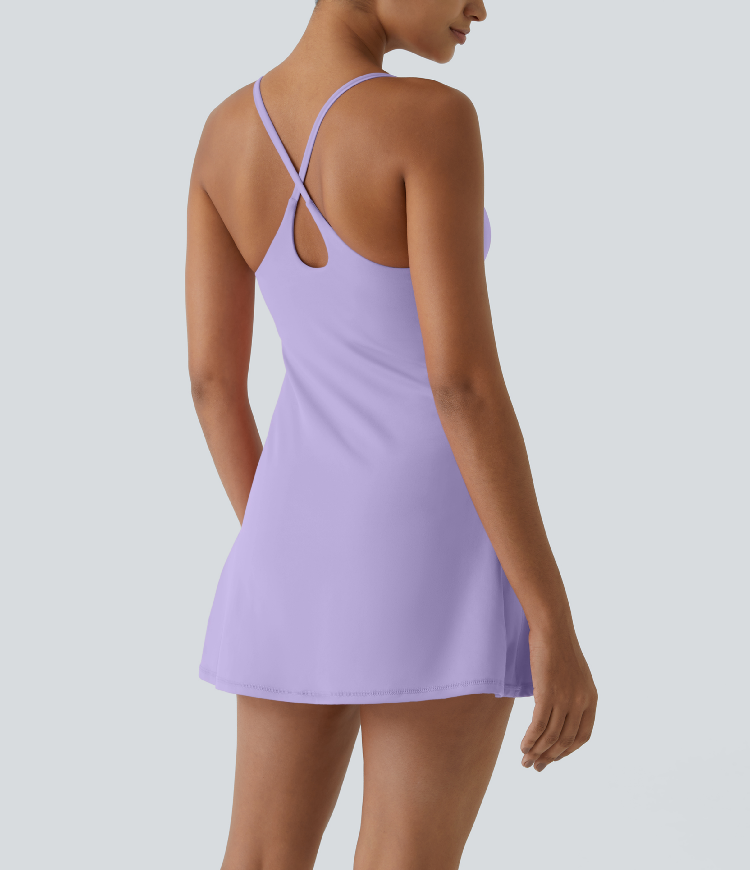 ✨Women's Backless Tummy Sculpting Sports Dress With Built-in Shorts (Buy 2 Free Shipping)