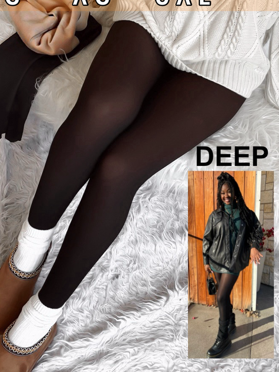 Winter Comfort Magic Fleece Lined Leggings  (CLOSED FOOT)