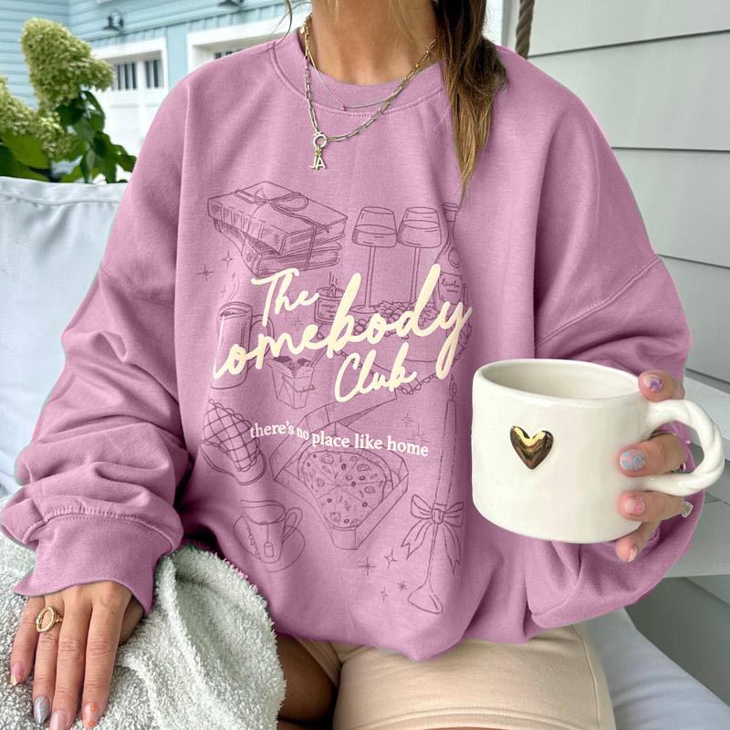 PUFF 'The Homebody Club' Casual Sweatshirt(Buy 2 Free Shipping)