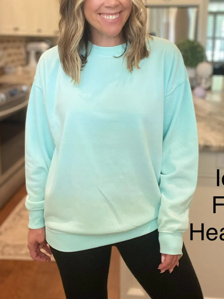 Fleece Lined Oversized Sweatshirt