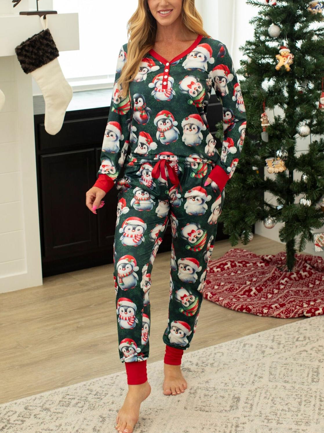 Holiday Cheer Pajama Set(Buy 2 Free Shipping)