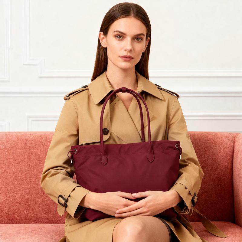 Versatile Large Capacity Tote Bag for Work & Travel Classic Black Shoulder Bag with Easy Carry Handles Perfect for Everyday Use