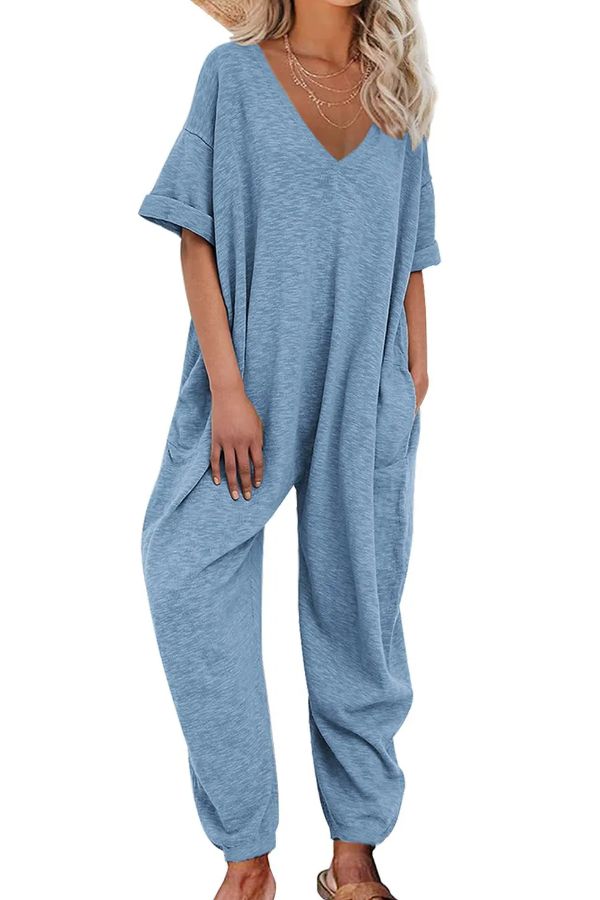 2024 Women's Colored Cotton Ultra-Loose Jumpsuit Overalls(BUY2 10% OFF)