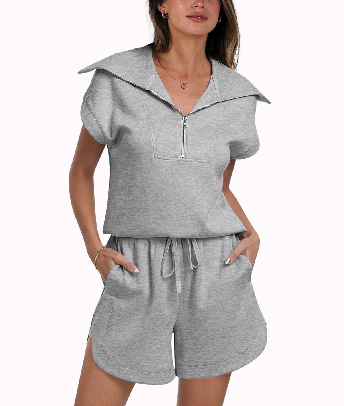 Woman Loose Fit Solid Sweat Suits Sets（Buy 2 Free Shipping）-hivebabe.com