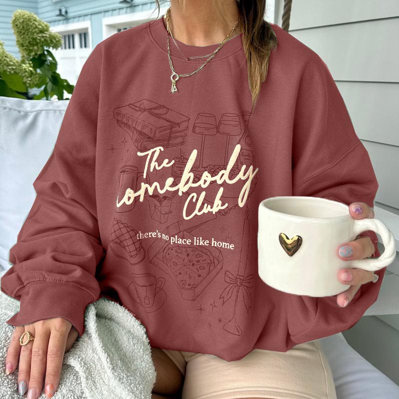 PUFF 'The Homebody Club' Casual Sweatshirt(Buy 2 Free Shipping)