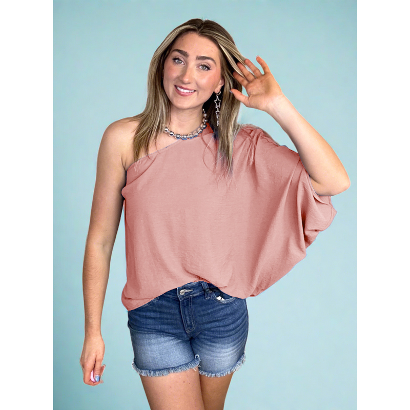 FASHION ONE SHOULDER TOP