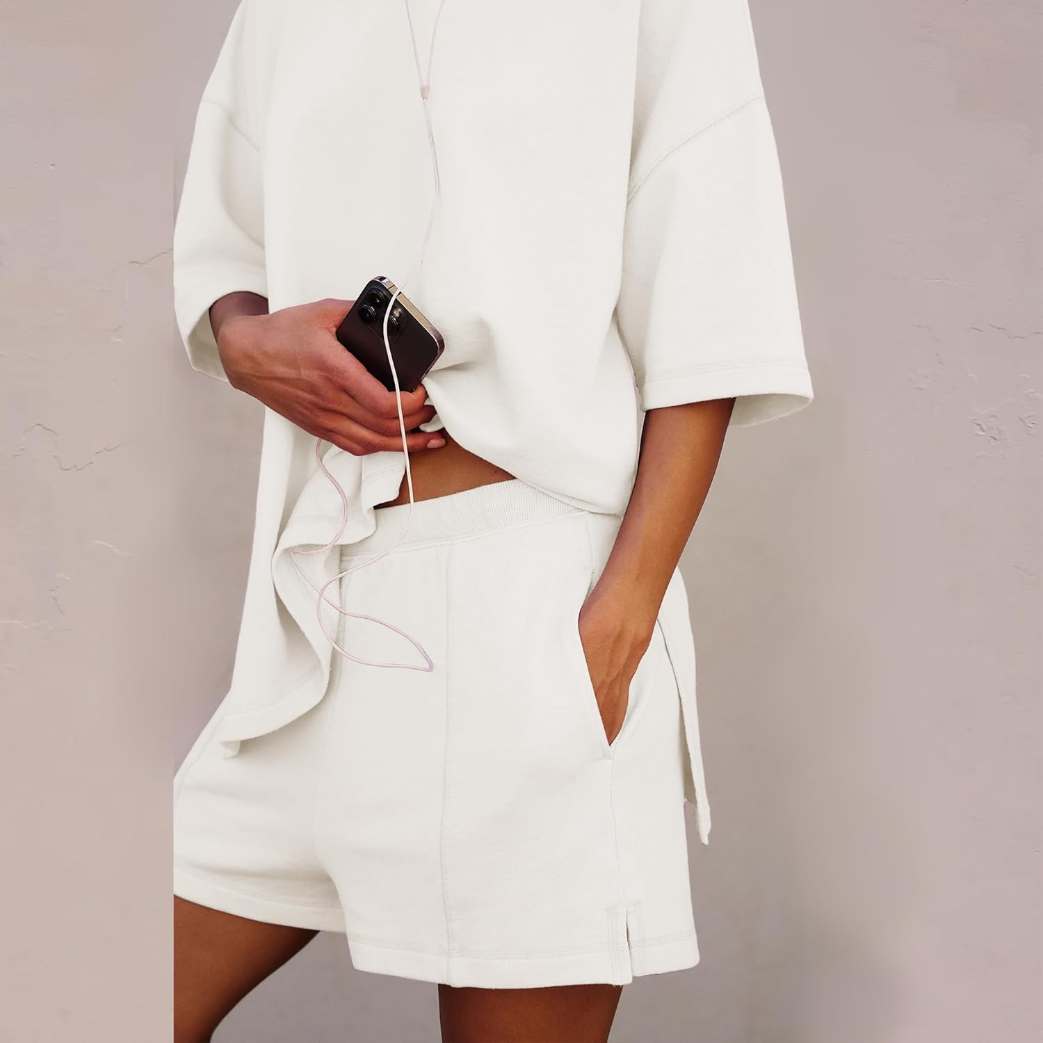 Women's Short Sleeve Cute Tops Shorts Lounge Sets