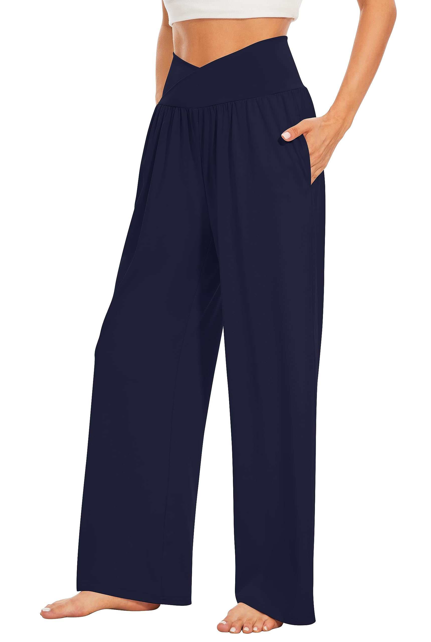 Women's Wide Leg Casual Loose Pants Yoga Sweatpants