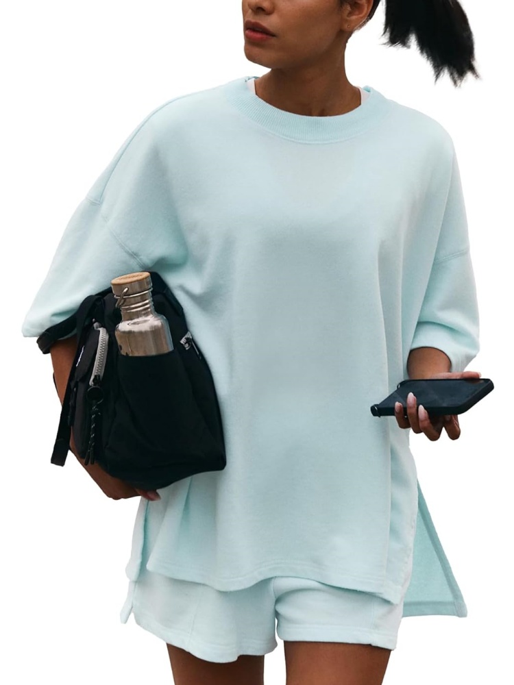 Women's Short Sleeve Cute Tops Shorts Lounge Sets