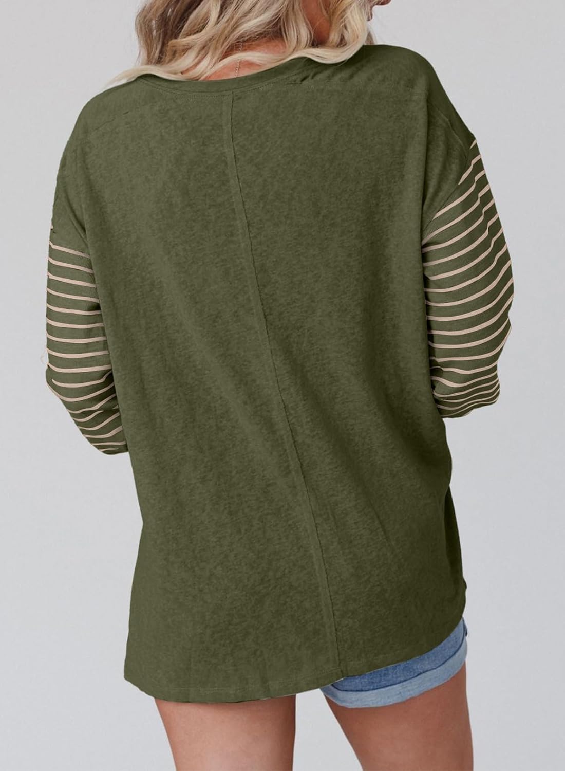 HOT SALE Women's Oversized Casual Color Block Pullover