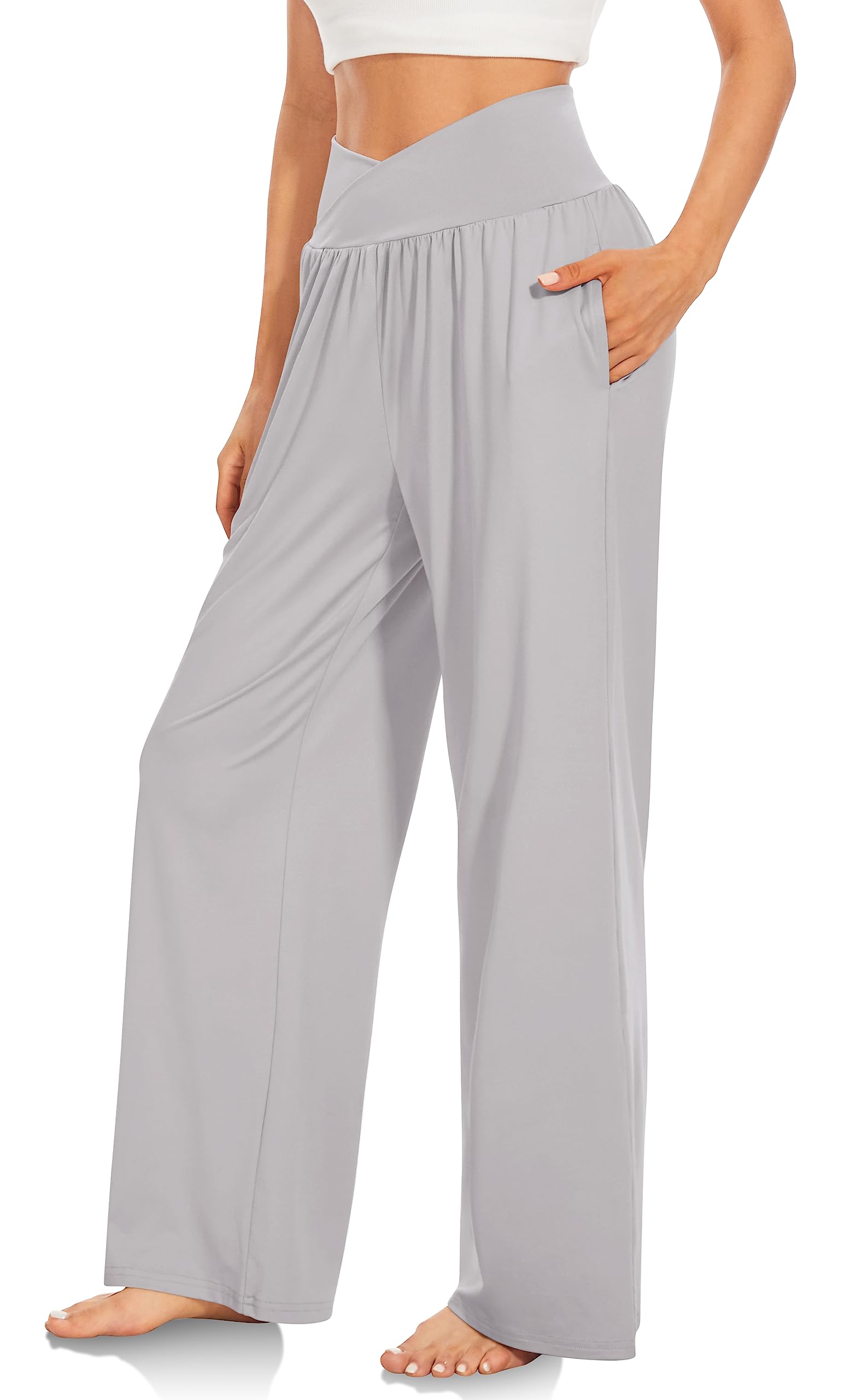 Women's Wide Leg Casual Loose Pants Yoga Sweatpants