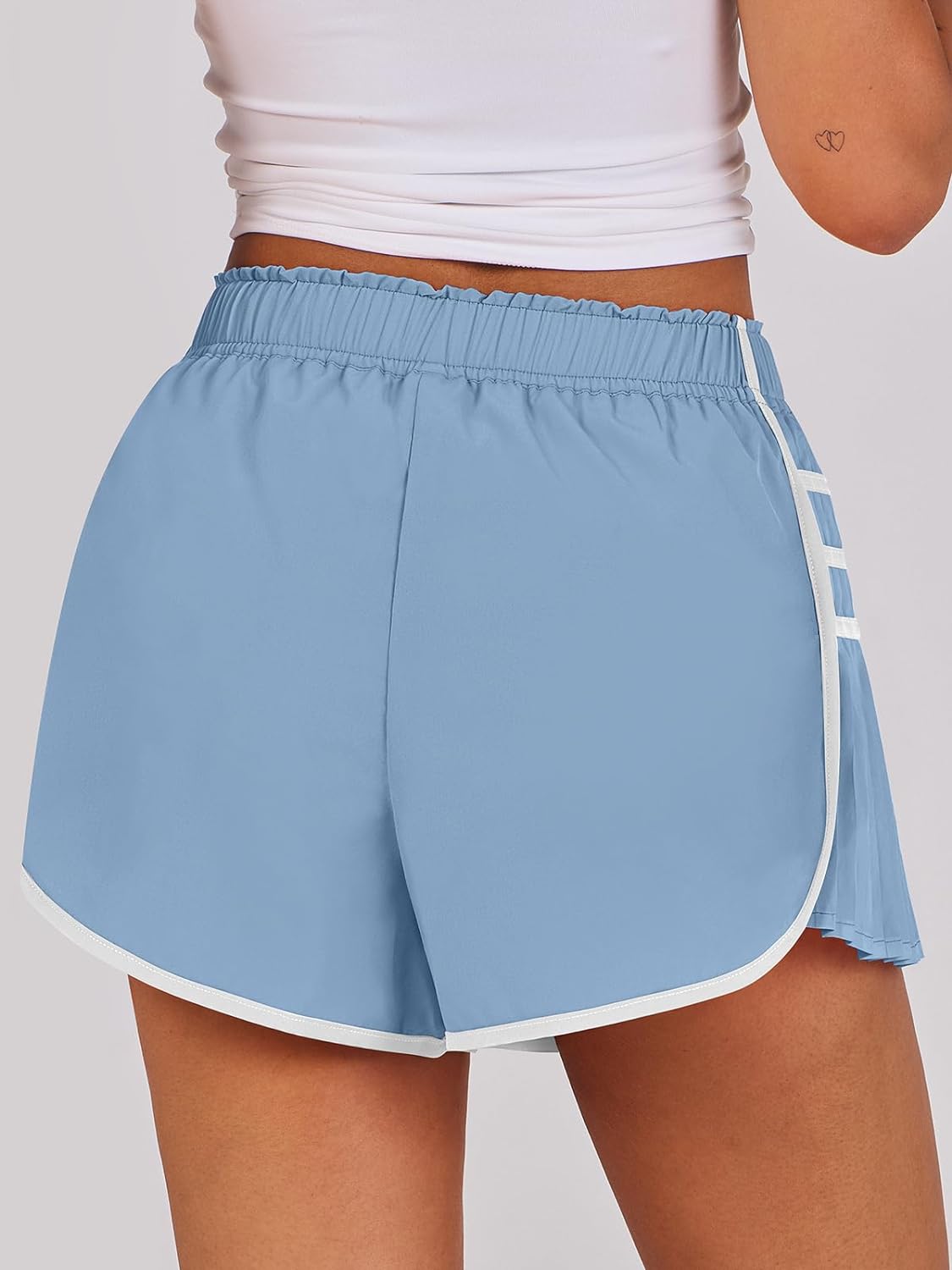 🔥High Waist Pleated Sports Shorts (Buy 2 Free Shipping)