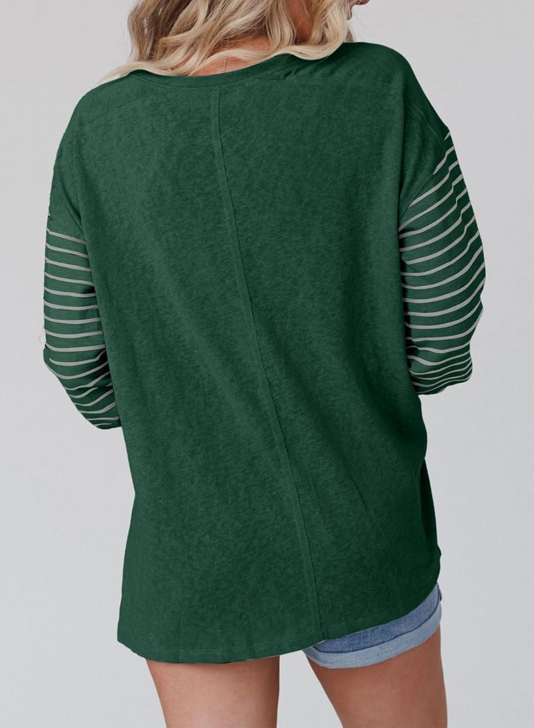 HOT SALE Women's Oversized Casual Color Block Pullover