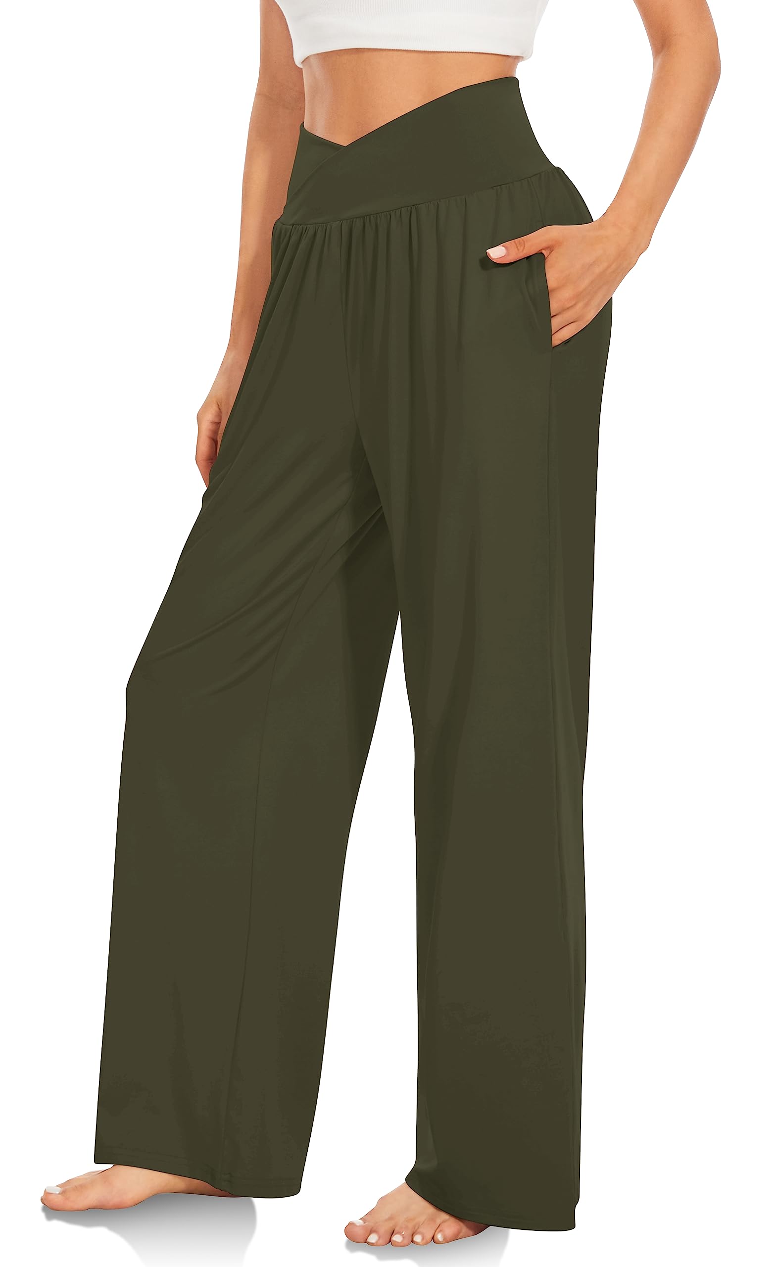 Women's Wide Leg Casual Loose Pants Yoga Sweatpants