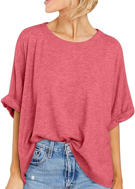⏰HOT SALE-Women Summer Casual Oversized T-Shirt (BUY 2 FREE SHIPPING)