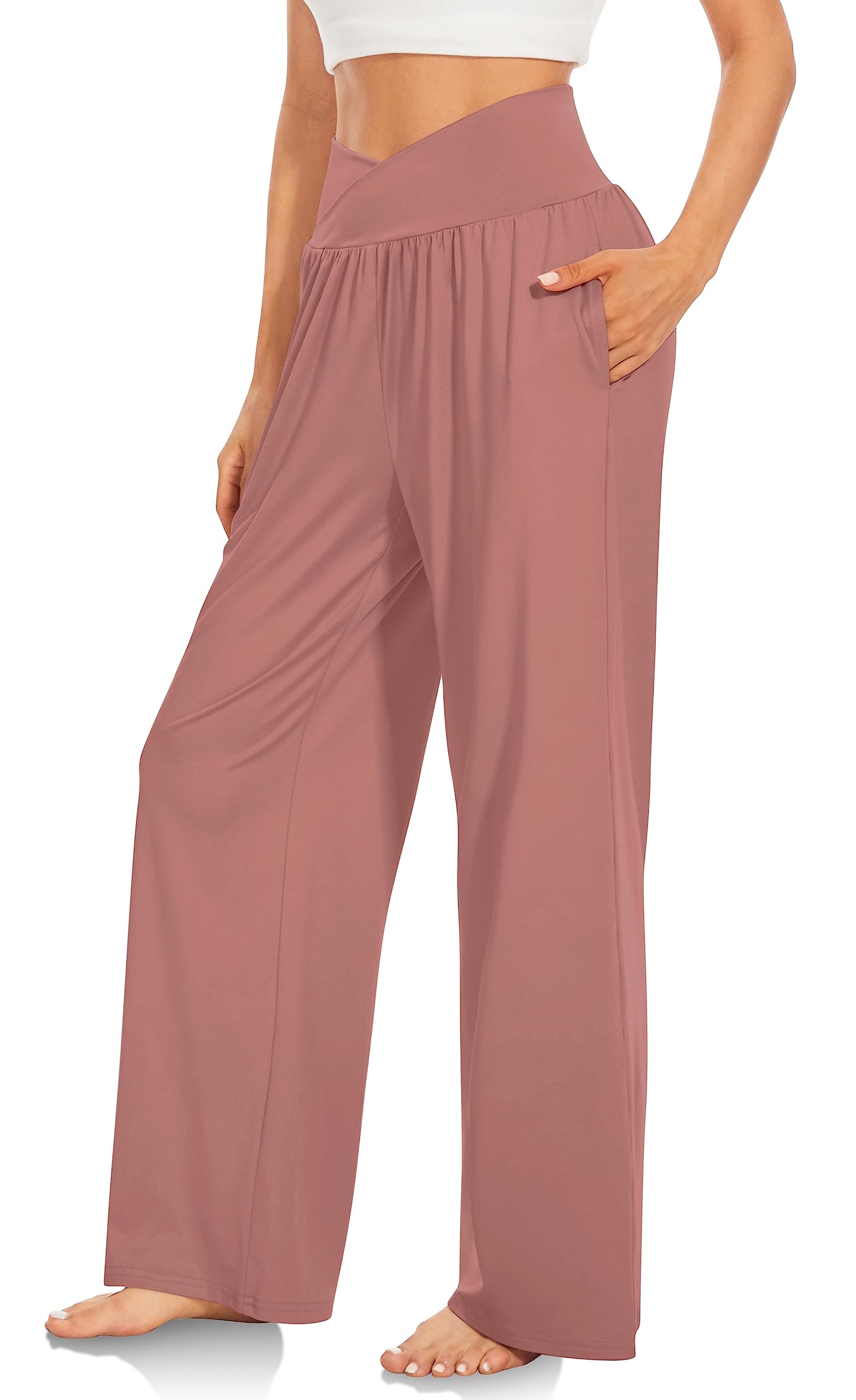 Women's Wide Leg Casual Loose Pants Yoga Sweatpants