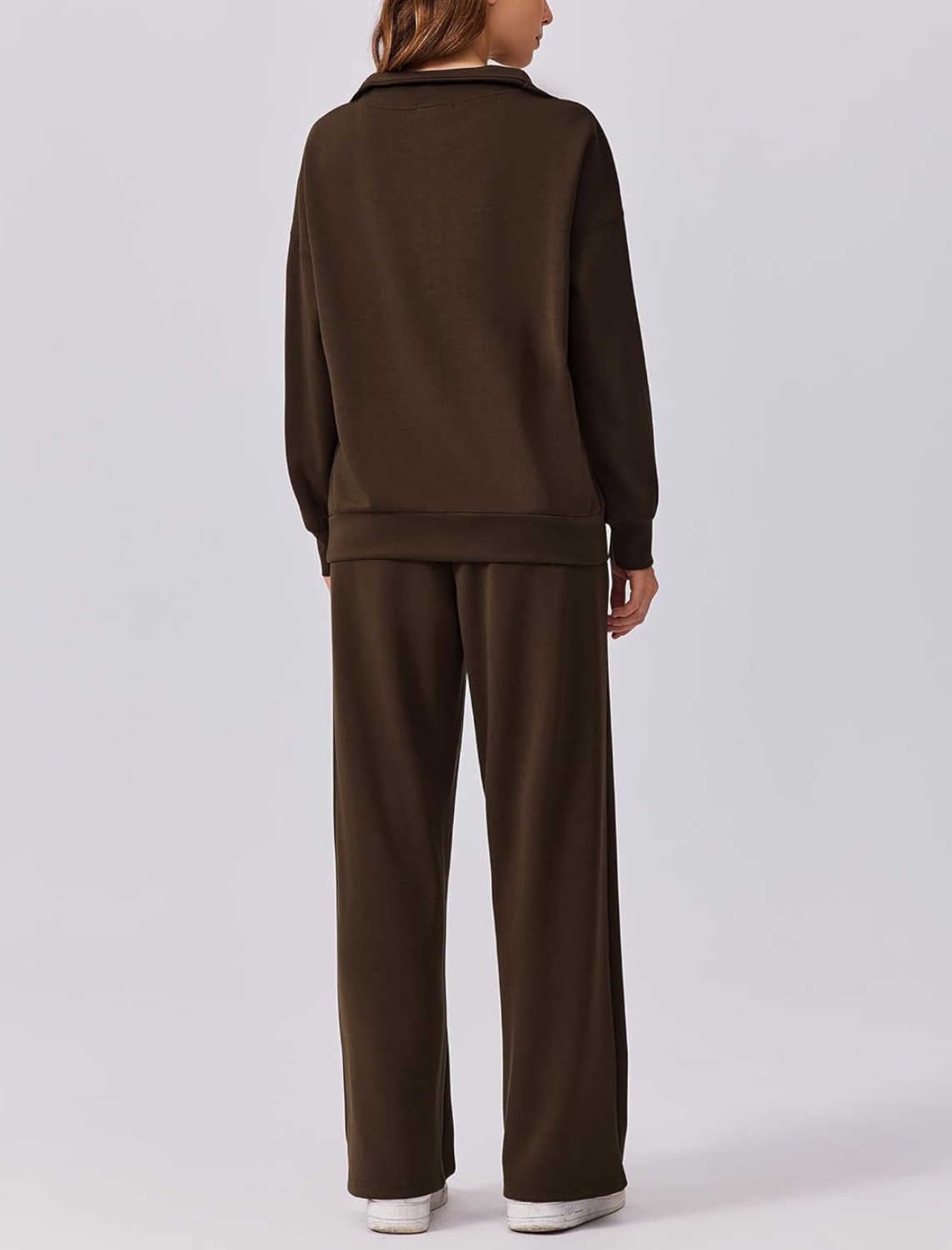 Oversized Sweatshirt Wide Leg Pants Two Piece Set (Buy 2 Free Shipping)