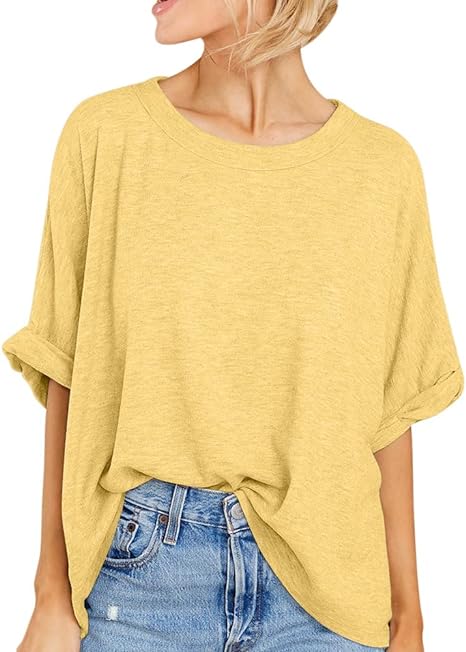 ⏰HOT SALE-Women Summer Casual Oversized T-Shirt (BUY 2 FREE SHIPPING)