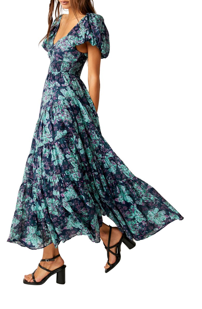 Sundrenched Floral Tiered Maxi Sundress